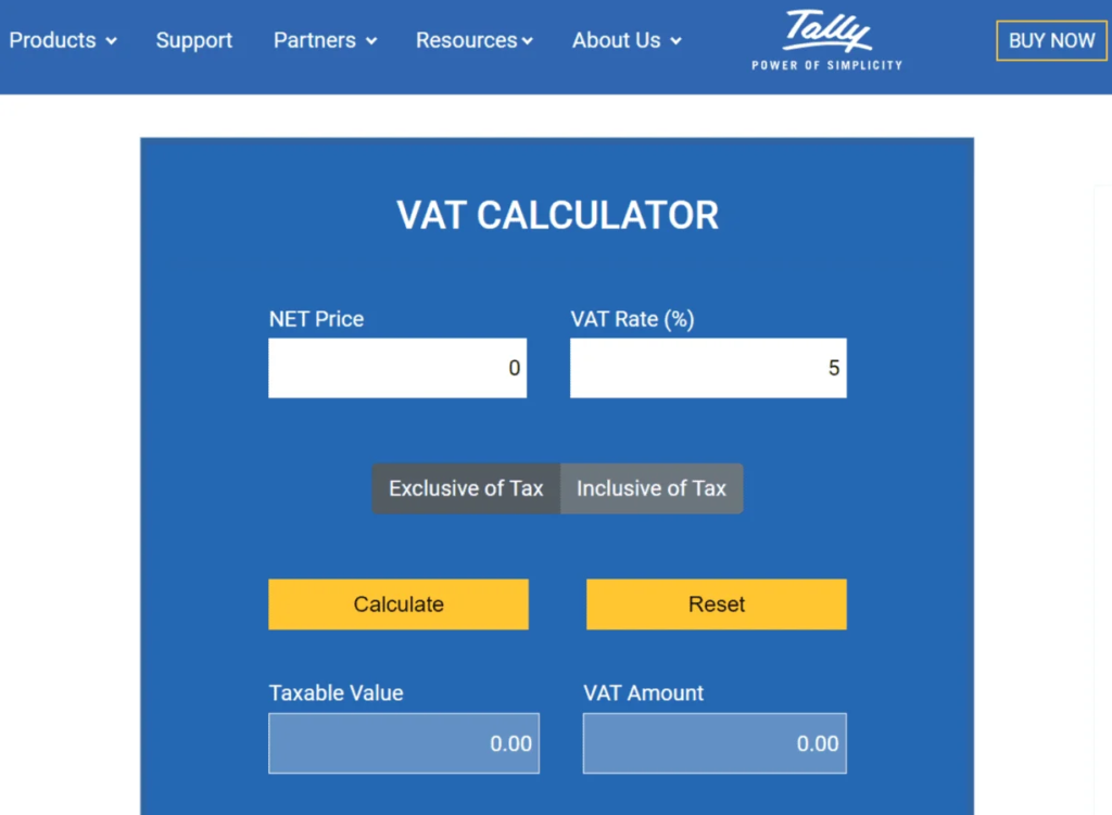 ما هي آلة حاسبة ضريبة القيمة المضافة عبر الإنترنت؟