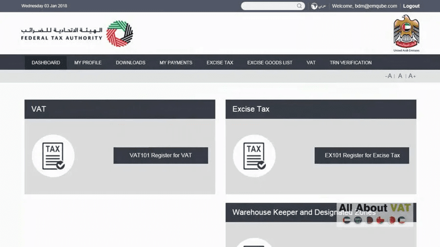 在阿联酋申请税务登记号（TRN）的步骤