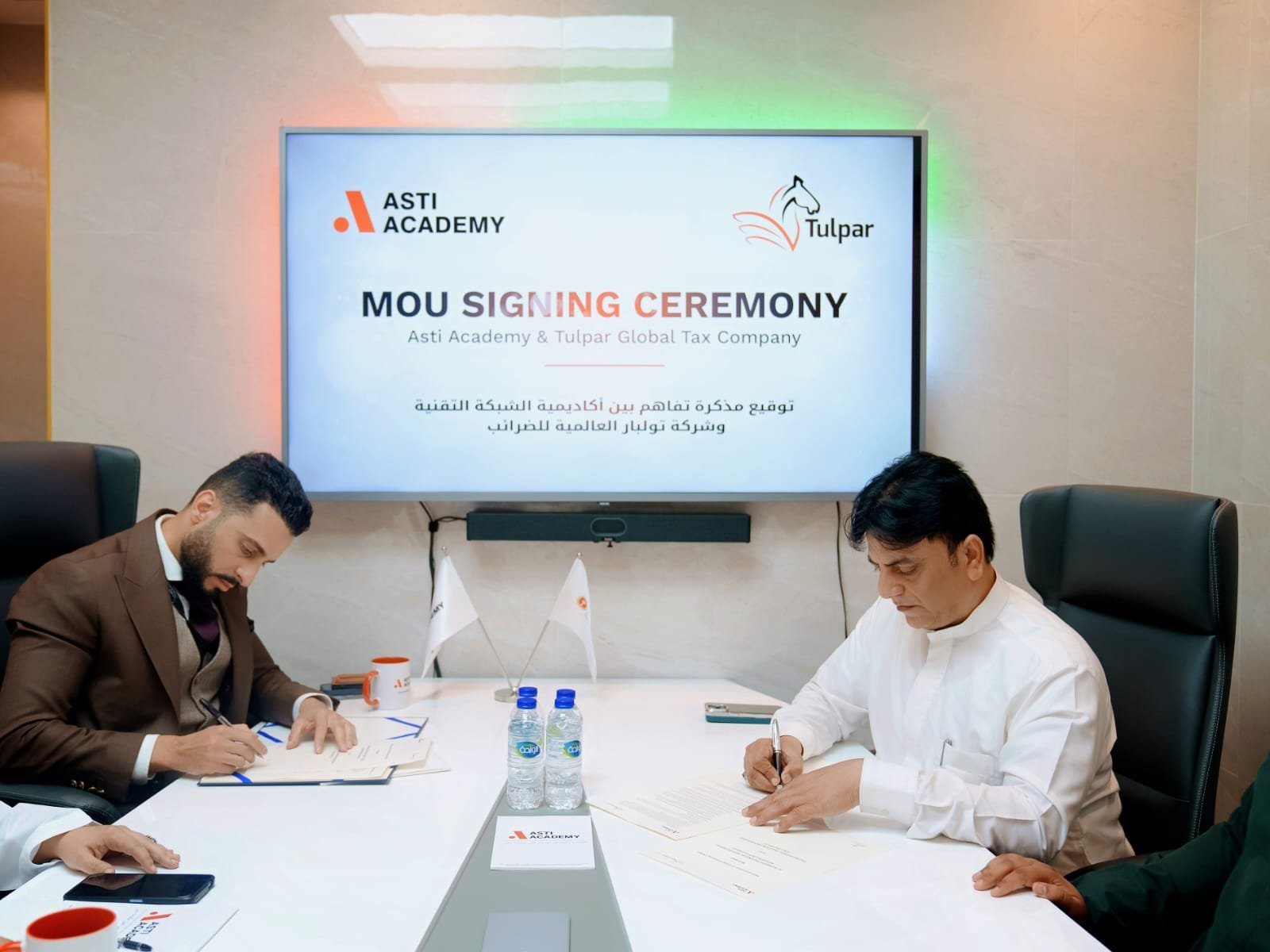 MOU Signing Ceremony Between Tulpar Global Taxation & ASTI Academy UAE