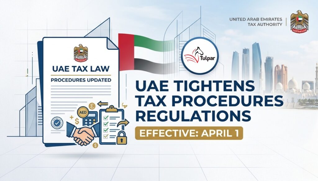 UAE tightens tax procedures regulations, From April 1, 2026