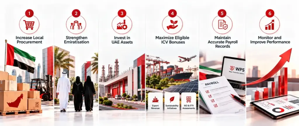 Six Strategies to Improve UAE ICV Scores